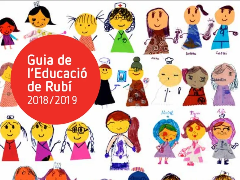 La Guía de l’Educació de Rubí per al curs 2018-2019 recull l’oferta formativa de la ciutat