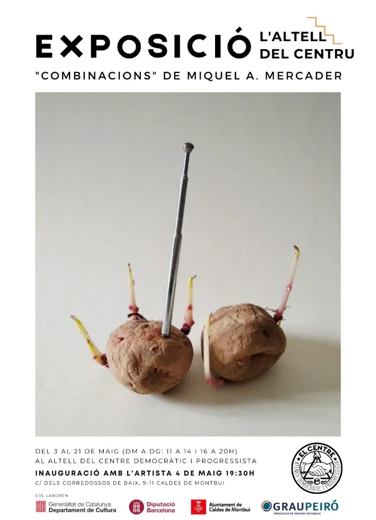 L’Ateneu el Centre exposa els poemes visuals de Miquel Àngel Mercader