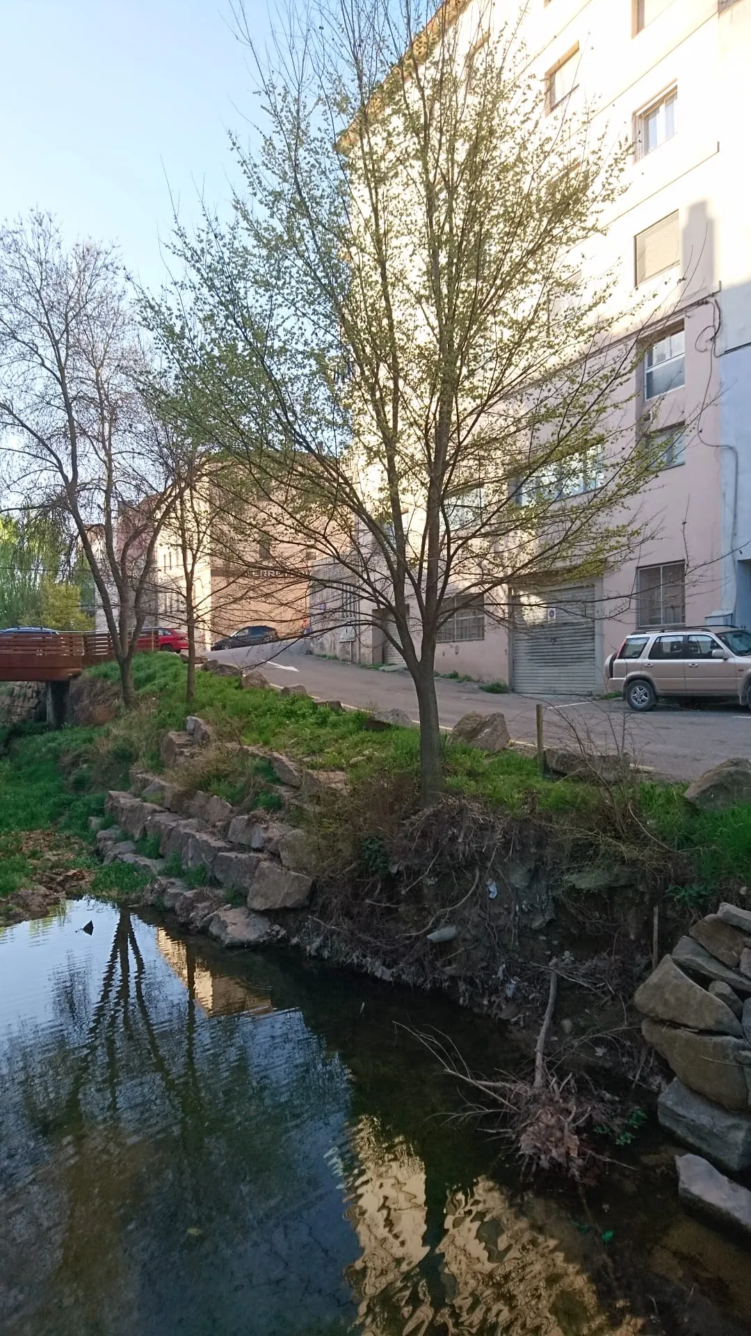 Tall de trànsit al pont de Cal Boté a partir d'avui per la reconstrucció d'una escullera al riu Negre