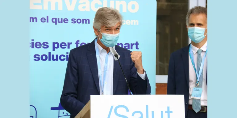 Argimon es mostra partidari que les mascaretes deixin de ser obligatòries a l'exterior "en determinades condicions"