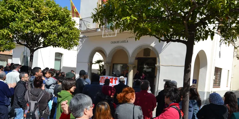 Concentració a la plaça Catalunya a favor de la convivència amb motiu a del Dia Internacional Contra el Racisme
