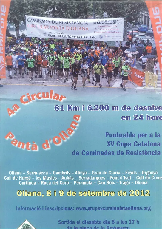 Aquest cap de setmana, nova edició de la Circular Pantà d'Oliana