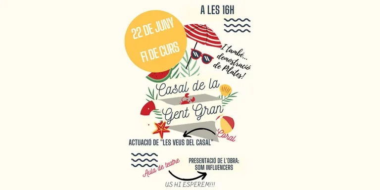 El Casal de la Gent Gran de Cambrils clou el curs amb una festa amb Pilates, teatre i música