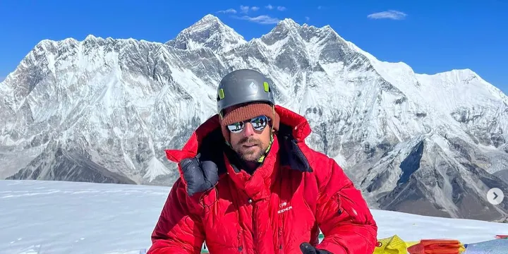 El solsoní Xavi Semís fa un 8.000 coronant el cim del Manaslu, a l'Himàlaia