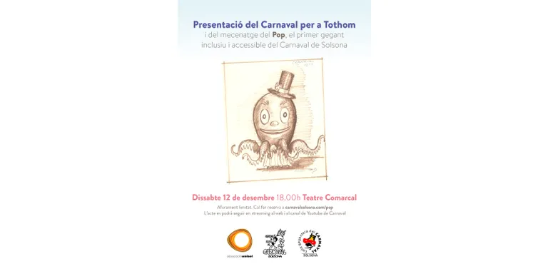 El Carnaval de Solsona tindrà el primer gegant inclusiu i accessible amb la recuperació del Pop