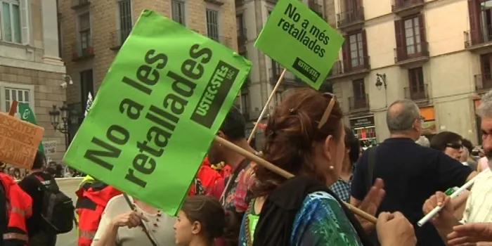 Seguiment desigual de la vaga a les escoles públiques d’Arenys de Mar
