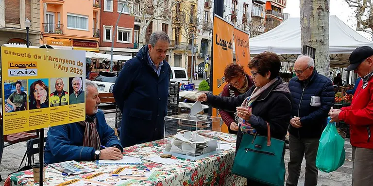 529 vots en la tria de l'Arenyenc de l'Any 2023