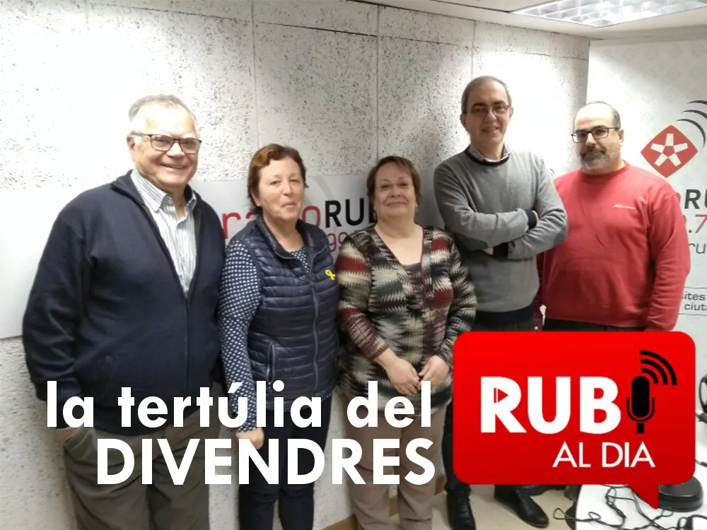 La tertúlia del DIVENDRES 8 juny 2018