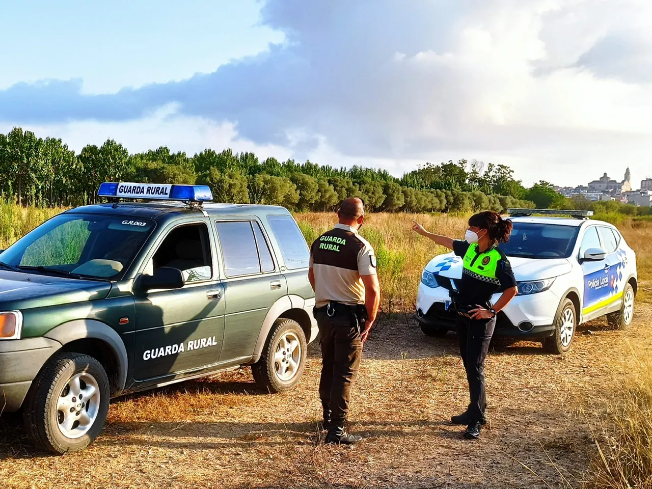 Es posa en marxa el servei de reforç de la seguretat a les zones rurals durant la collita