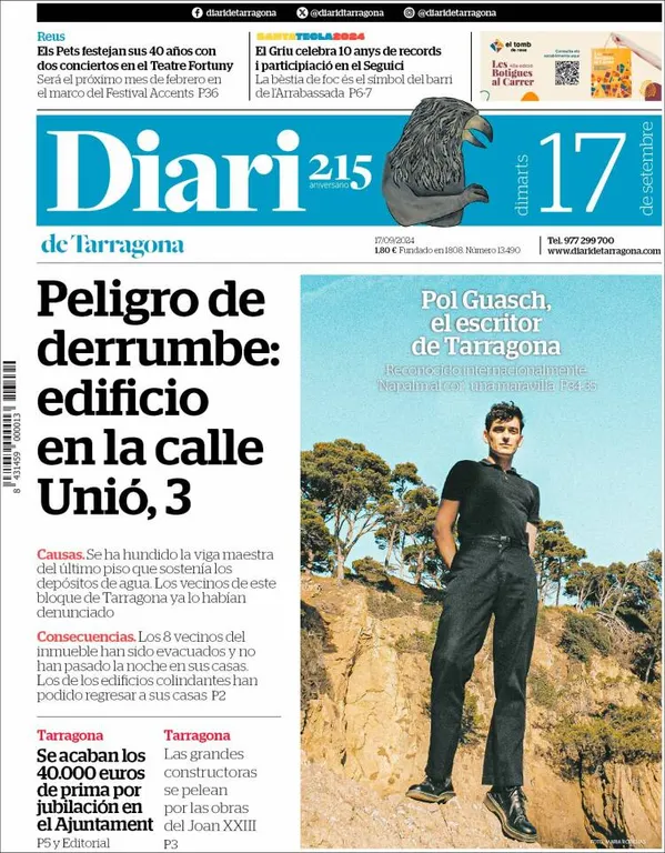 Cop d'ull als diaris d'aquest dimarts 17 de setembre
