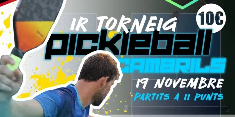 El Pàdel Cambrils celebrarà el proper 19 de novembre el primer torneig de Pickleball