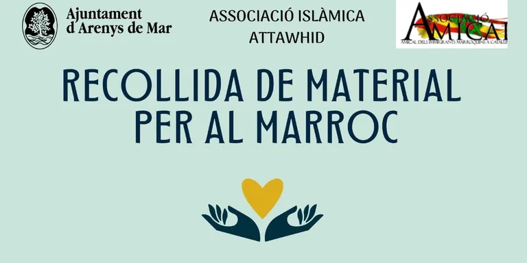 Arenys impulsa a partir d'avui una recollida de material per al Marroc
