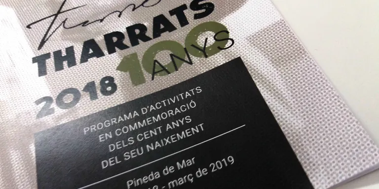 Dissabte es presenten a Pineda els actes del Centenari de Tharrats