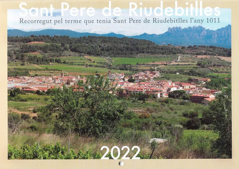 Presentació del calendari sobre el recorregut pel terme que tenia Sant Pere de Riudebitlles l’any 1.011