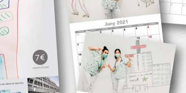 El Servei de Pediatria de l’Hospital Universitari Joan XXIII edita el calendari solidari 2021