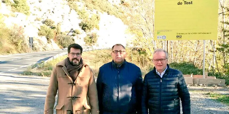Primers treballs per a la construcció del túnel de Tresponts