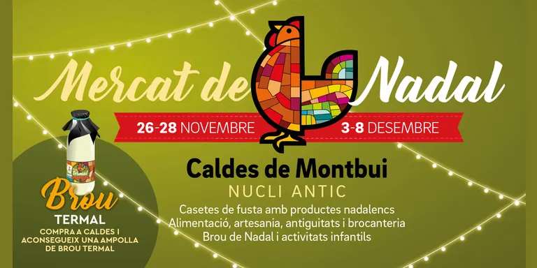 Tot a punt per l'encesa del Nadal a Caldes, aquest divendres