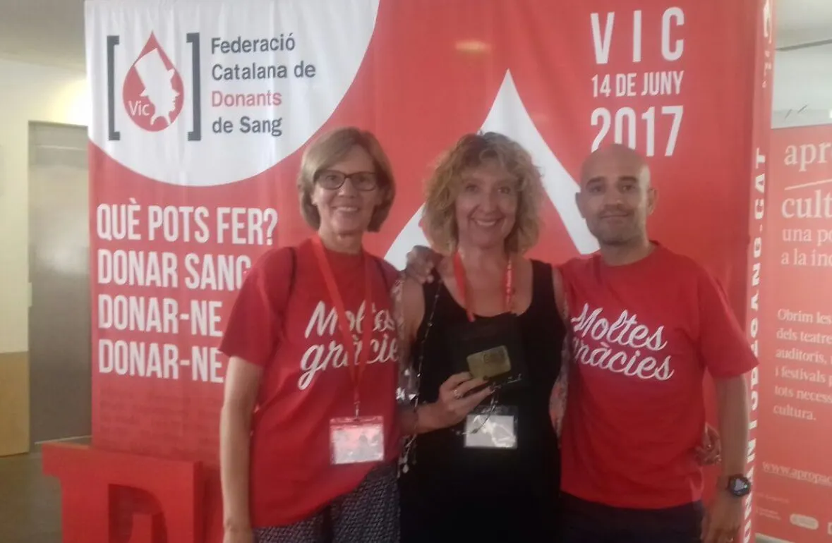 La tècnica de Promoció de la Salut de l’Ajuntament, homenatjada al Dia Mundial del Donant de Sang