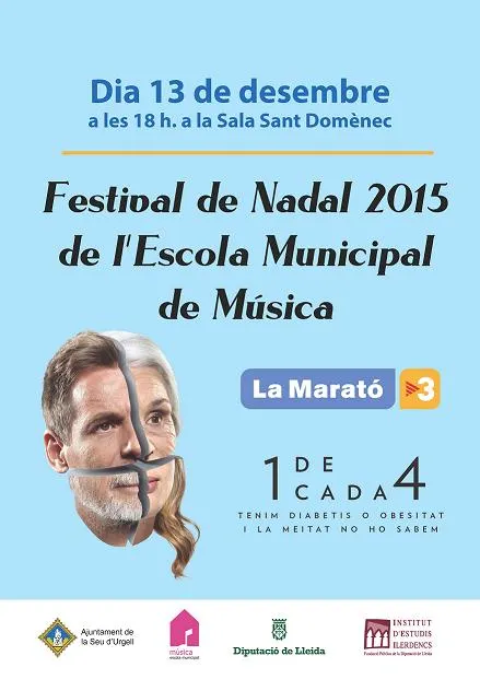 L'Escola Municipal de Música de la Seu organitza el seu Festival de Nadal