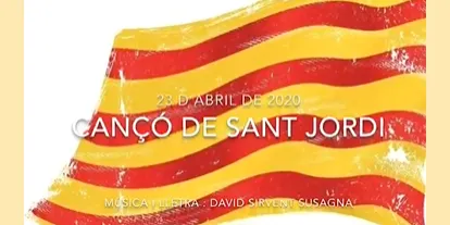 David Sirvent ens dessitja a tots una bona diada de Sant Jordi amb la Cançó de Sant Jordi