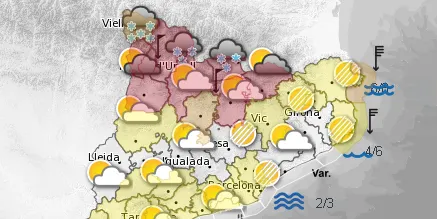 Protecció Civil de la Generalitat manté l'Alerta PROCICAT per les ventades
