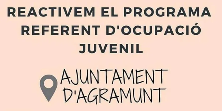 Agramunt recupera el punt d'informació i atenció del programa Garantia Juvenil