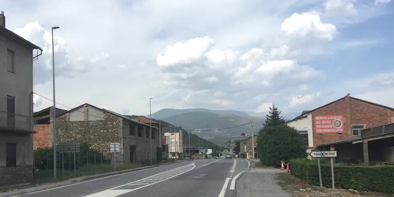 Accident lleu a l'N-260 a Montferrer i Castellbò