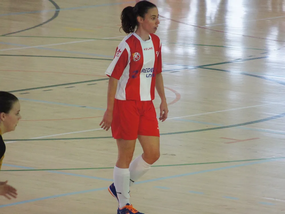 La jugadora de l'Esportiu Arantxa