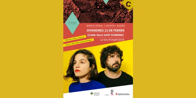 Maria Arnal i Marcel Bagés, en concert a la Seu