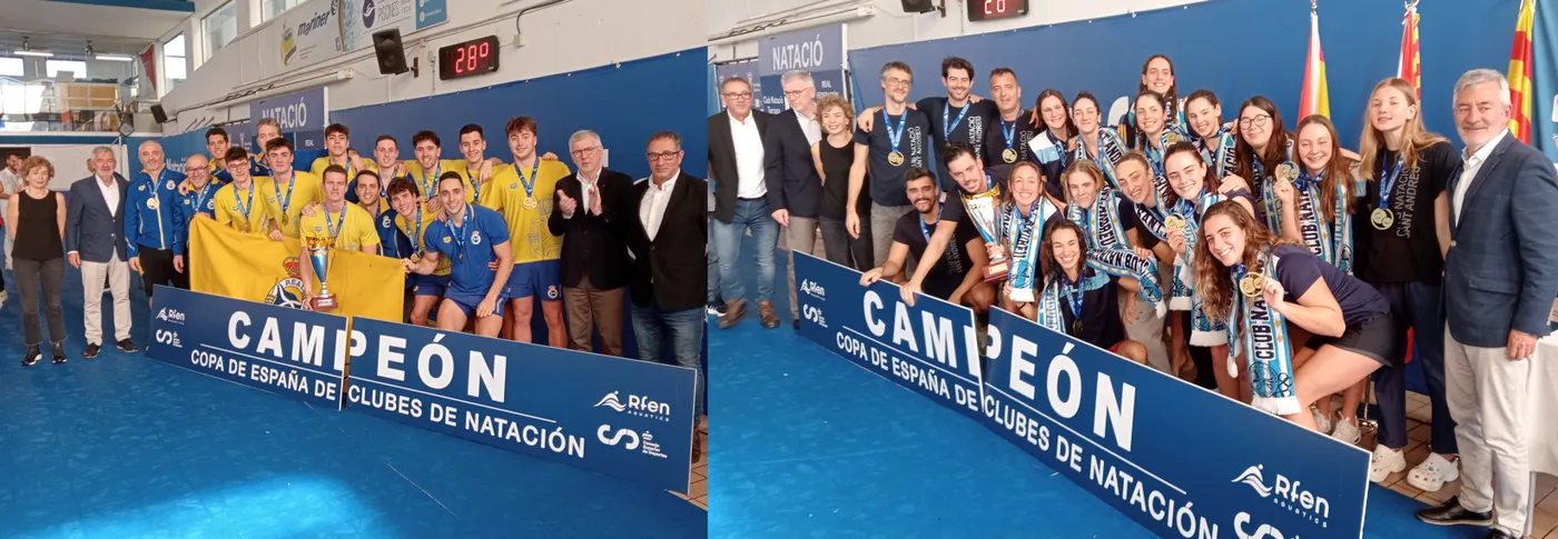 El Reial Canoe masculí i el CN Sant Andreu femení es proclamen campions estatals de clubs