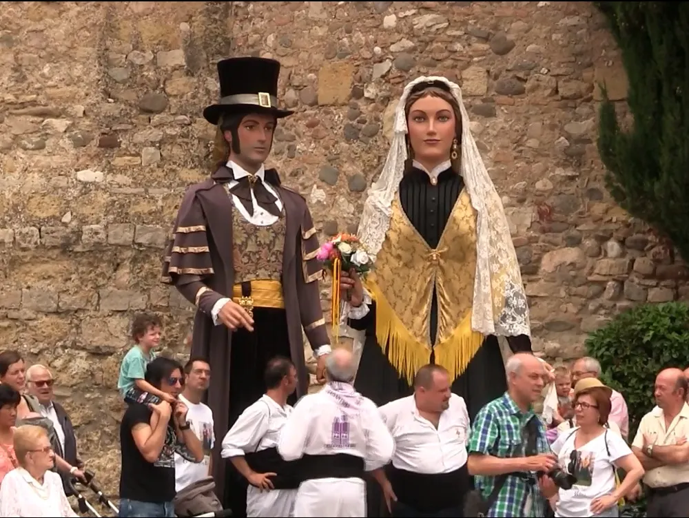 Els gegants de Rubí, el Roc i la Paula