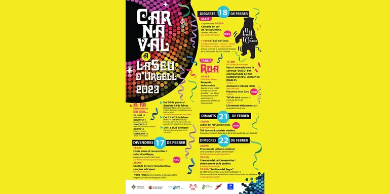 El Carnaval de la Seu d'Urgell recupera el Ball de l'Ossa