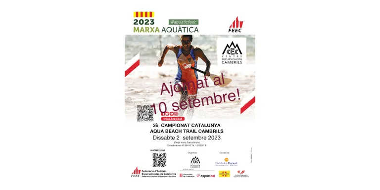 Ajornat el Campionat de Catalunya Beach Trail per al proper 10 de setembre