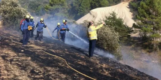Petits incendis en cadena arreu del Pirineu