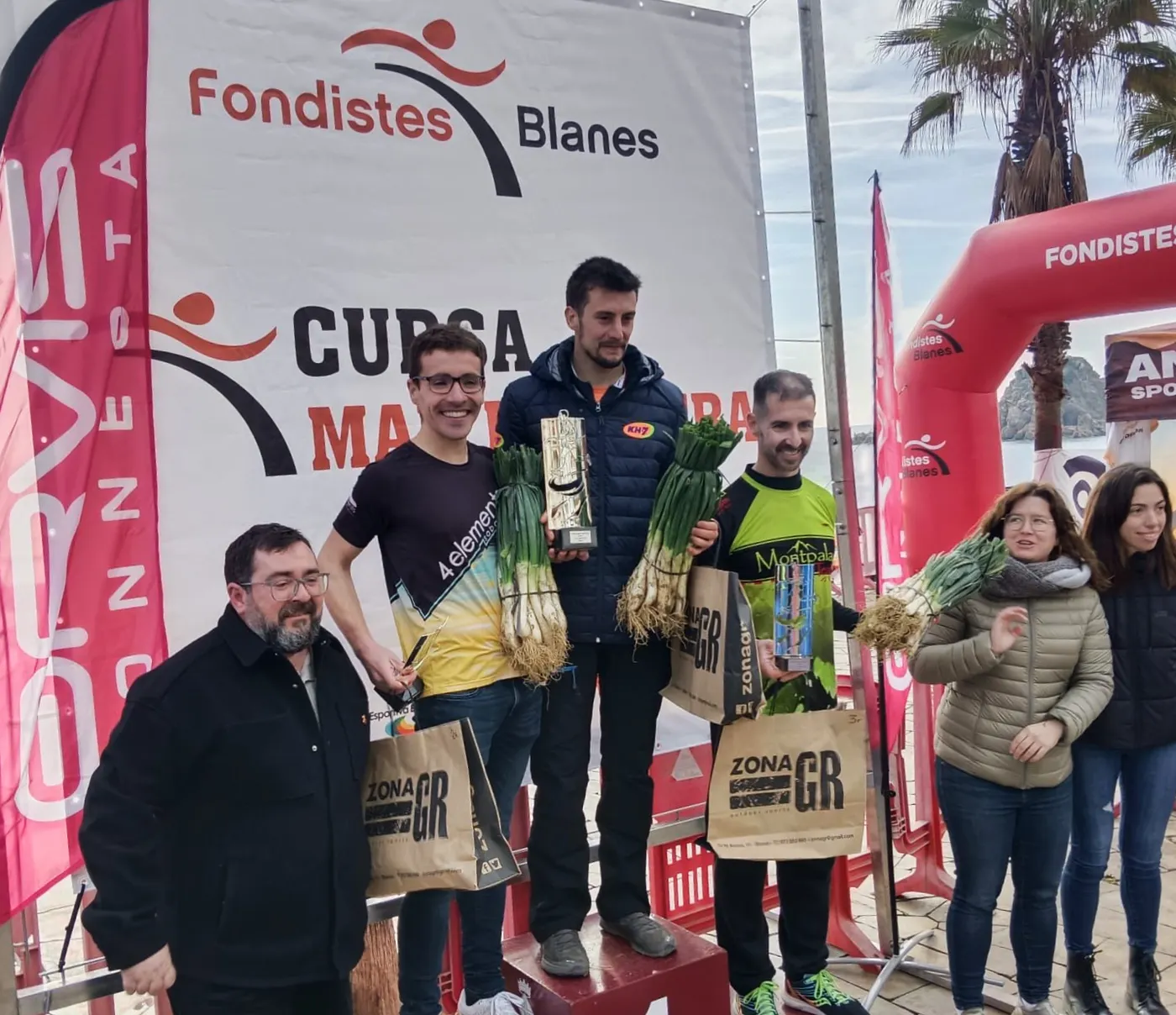 David Delgado del Montpalau Team fa podi a la cursa Mar i Murtra de Blanes