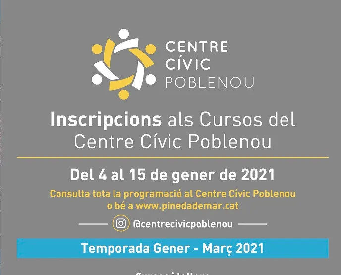 Nous Cursos al Centre Cívic Poblenou