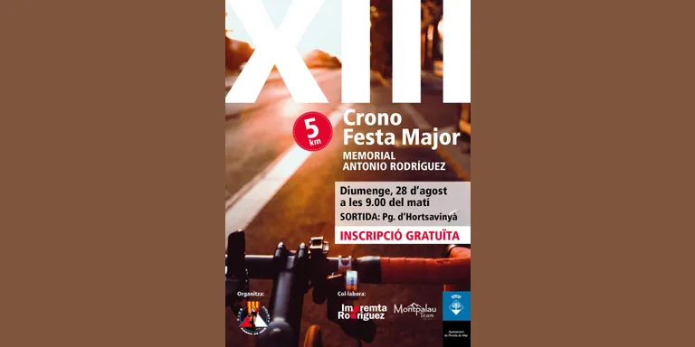 Per la Festa Major arriba la XIII Crono que organitza el Club Ciclista de Pineda