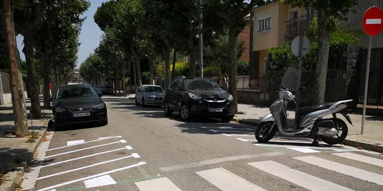 S’inicien les obres de millora de la visibilitat dels passos de vianants del carrer Colom