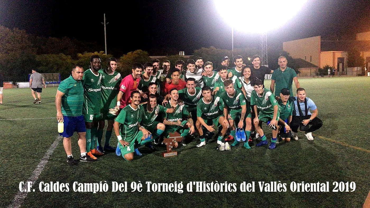 El CF Caldes campió del Torneig d'Històrics del Valles Oriental