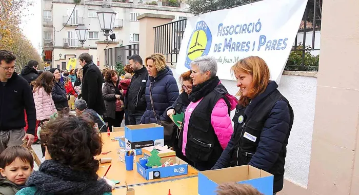 L'AMPA del Joan Maragall va ser una de les entitats que s'ha sumat a la Marató de TV3 ( Foto: Xavi