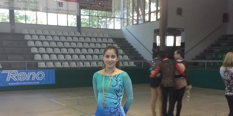Maria Erola representa el CHPA Cadí al Campionat de Catalunya Juvenil de patinatge