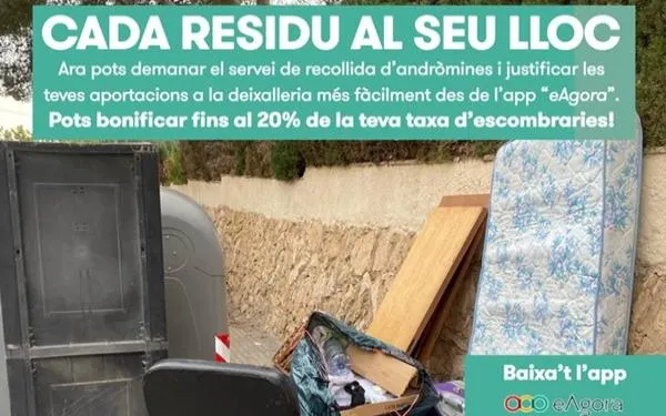 L’Ajuntament d’Altafulla digitalitza els tràmits per l’ús dels voluminosos i la deixalleria