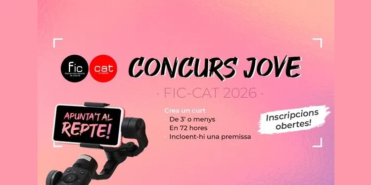 Són obertes les inscripcions per participar al Concurs Jove 72 hores del FIC-CAT