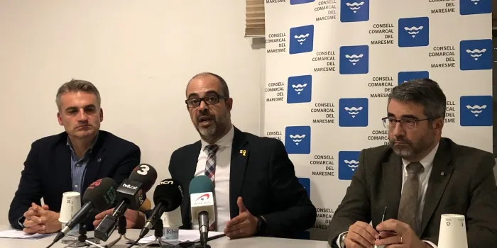 Miquel Buch acorda actuacions al Maresme per garantir la seguretat