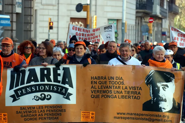 El moviment pensionista recela de la reforma de les pensions i manté les protestes: "No tenim accés al document"
