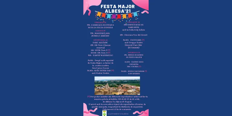 Tret de sortida de la Festa Major d'Albesa