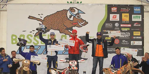 Podi per a Jaume Betriu en la seva primera Bassella Race 1