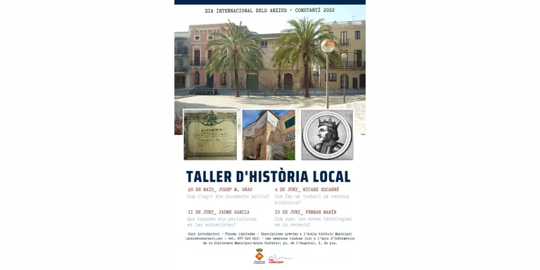 L’Ajuntament de Constantí organitza un taller d’història local per celebrar el Dia Internacional dels Arxius