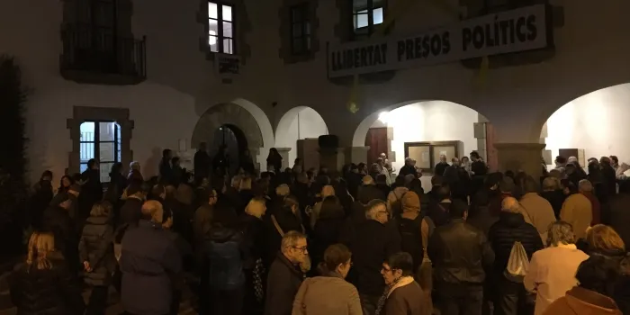 Arenys reclama l’alliberament dels Jordis un mes després del seu empresonament