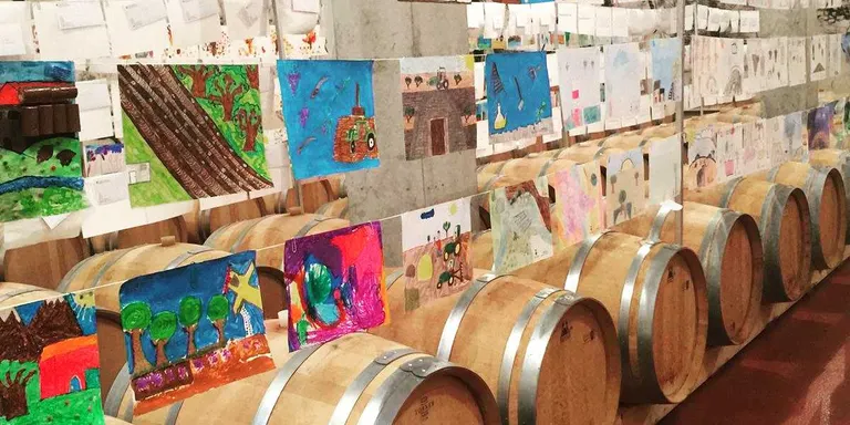 Setè concurs infantil de pintura al celler Mas Blanch i Jové